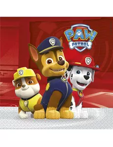 20 Paw Patrol Ready for Action papirservietter 33 x 33 cm