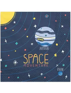 20 Space Adventure Paper Napkins 33 x 33 cm