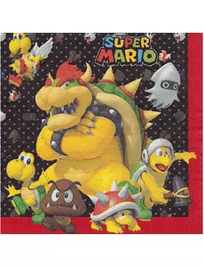 20 Super Mario papirservietter 33 x 33 cm