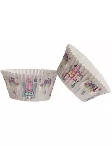 25 Peppa Gris papir-cupcakeformer 5 x 3 cm