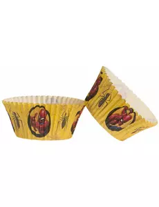 25 Spiderman-papir-cupcakeformer 5 x 3 cm