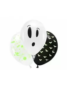neon Halloween-latexballonger 27 cm