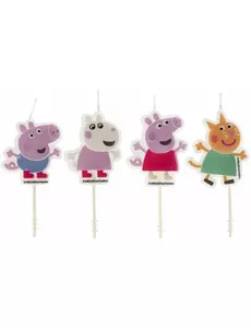 4 Peppa Gris bursdagslys
