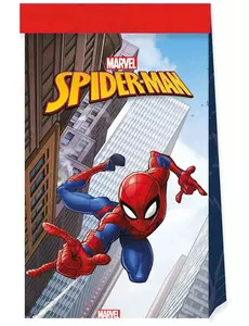 4 Spiderman Fighter papirposer 22 x 13 cm