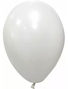 50 hvite ballonger 30 cm