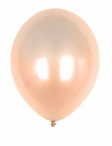 50 metalliske ferskenballonger 30 cm
