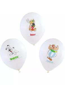 6 Asterix lateksballonger 27 cm