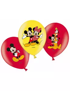 6 Mikke Mus-lateksballonger