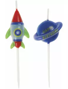 6 Universe Birthday Candles