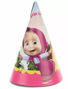 6 Masha og bjørnen-hatter