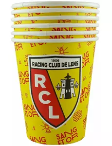 6 RC Lens pappkopper 25 cl