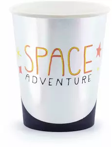 6 Space Adventure 200ml Paper Cups