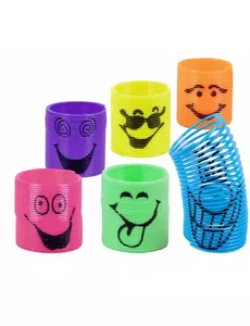 6 Slinkies-smileyer 3 cm