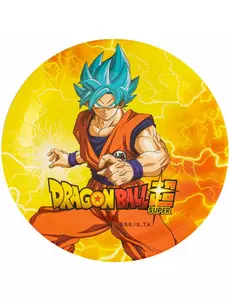 8 stk. 23 cm Dragon Ball Z-pappetallerkener