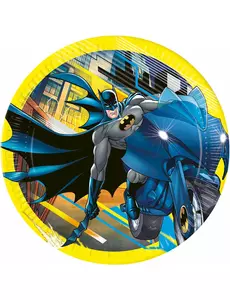 8 Batman-papirtallerkener 23 cm