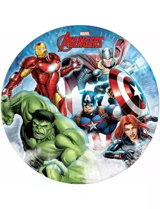 8 Avengers Mighty 23 cm papirtallerkener