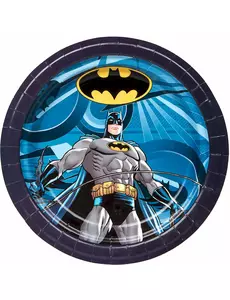 8 Batman-papirtallerkener 23 cm