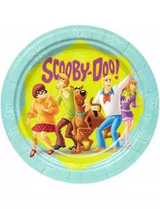 8 Scooby-Doo papirtallerkener 23 cm