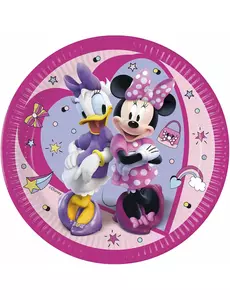 8 Minnie Junior papirtallerkener 23 cm