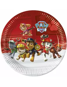 8 Paw Patrol Ready for Action Paper Plates 23 cm