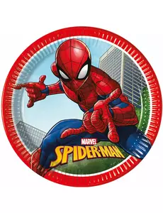 Spiderman Fighter-papirtallerkener 23 cm