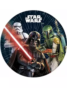 8 Star Wars Galaxy-papirtallerkener 23 cm