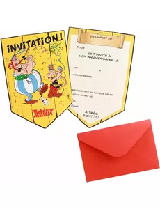8 Asterix-invitasjonskort