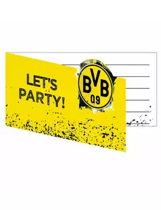 8 Borussia Dortmund invitasjonskort