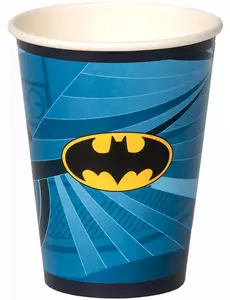 8 Batman 210 ml pappkopper