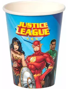 8 Justice League 210 ml papirkopper