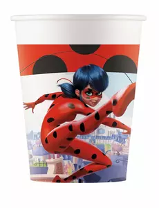 8 Miraculous Ladybug 200 ml pappkopper