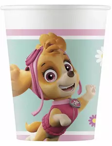 8 Paw Patrol Skye og Everest 200 ml pappkopper