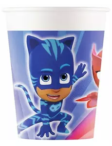 8 PJ Masks pappkopper 200 ml
