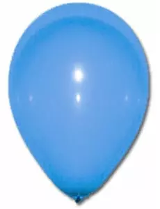 100 blå ballonger 27 cm