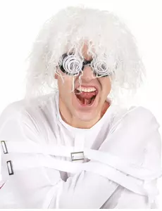 Voksen Mad Scientist-parykk