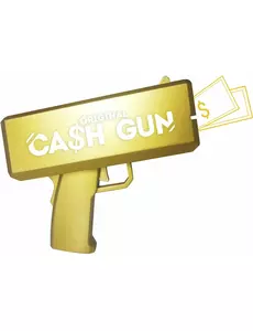Minibankpistol og 100 sedler