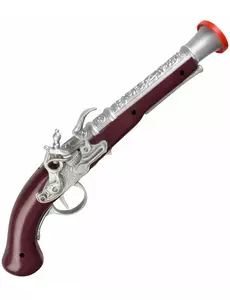 Brun piratpistol i plast
