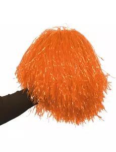 Metallisk oransje pompong