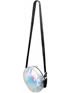 Holografisk rund skulderveske