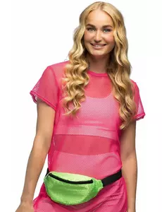 Neongrønn magetaske