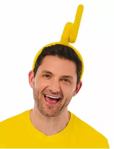 Gult Laa-Laa Teletubbies pannebånd for voksne