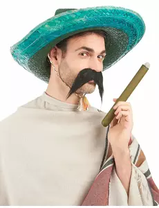 Voksen grønn meksikansk sombrero