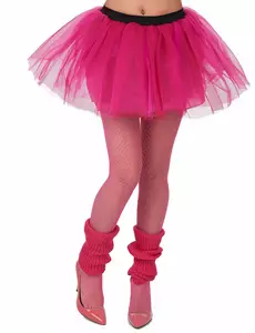 Neonrosa tutu til dame