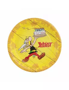 8 små Asterix-papptallerkener 18 cm