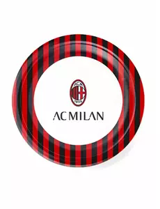 8 små AC Milan papirtallerkener 18 cm