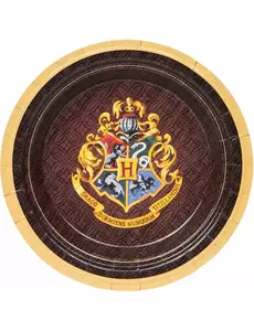 8 små Harry Potter papirtallerkener 18 cm