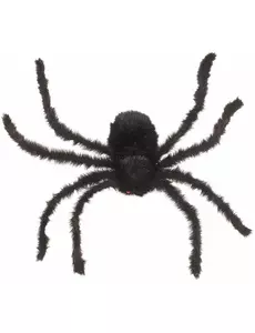 Kjempestor Halloween-edderkopp 75 cm