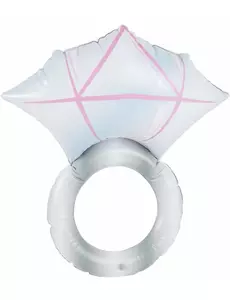 Oppblåsbar diamantring 50 cm