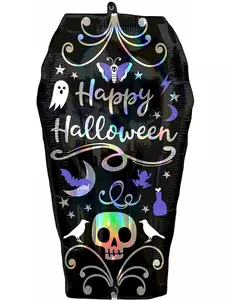 Halloween-kistefolieballong iriserende 38 x 68 cm