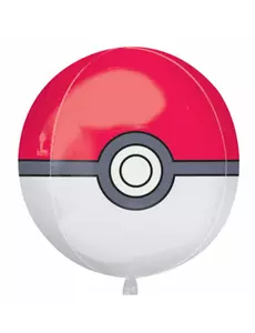 Pokémon Poké Ball aluminiumsballong 38 x 40 cm